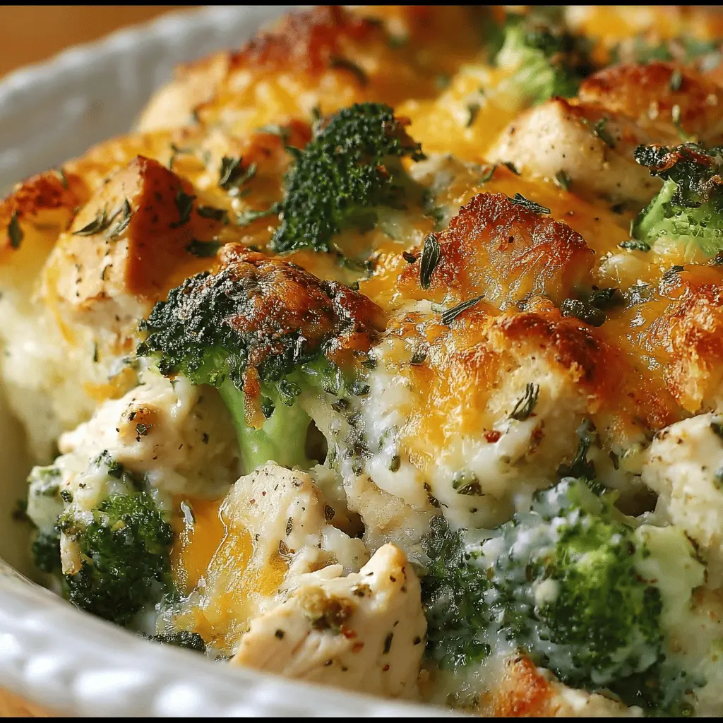 Baked Potato Chicken and Broccoli Casserole