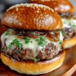 French Onion Soup Burgers