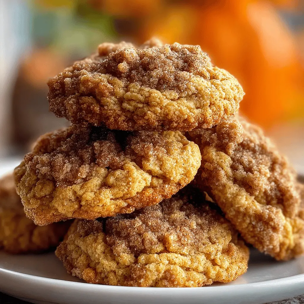 Pumpkin Cinnamon Crumble Cookies