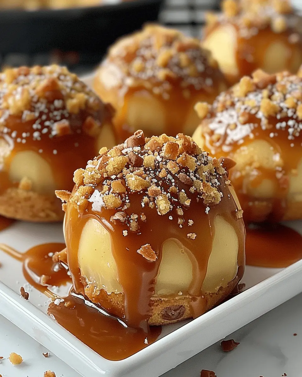 Apple Caramel Bombs