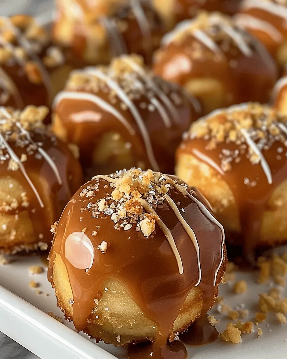 Apple Caramel Bombs