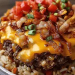 Bacon Cheeseburger Rice
