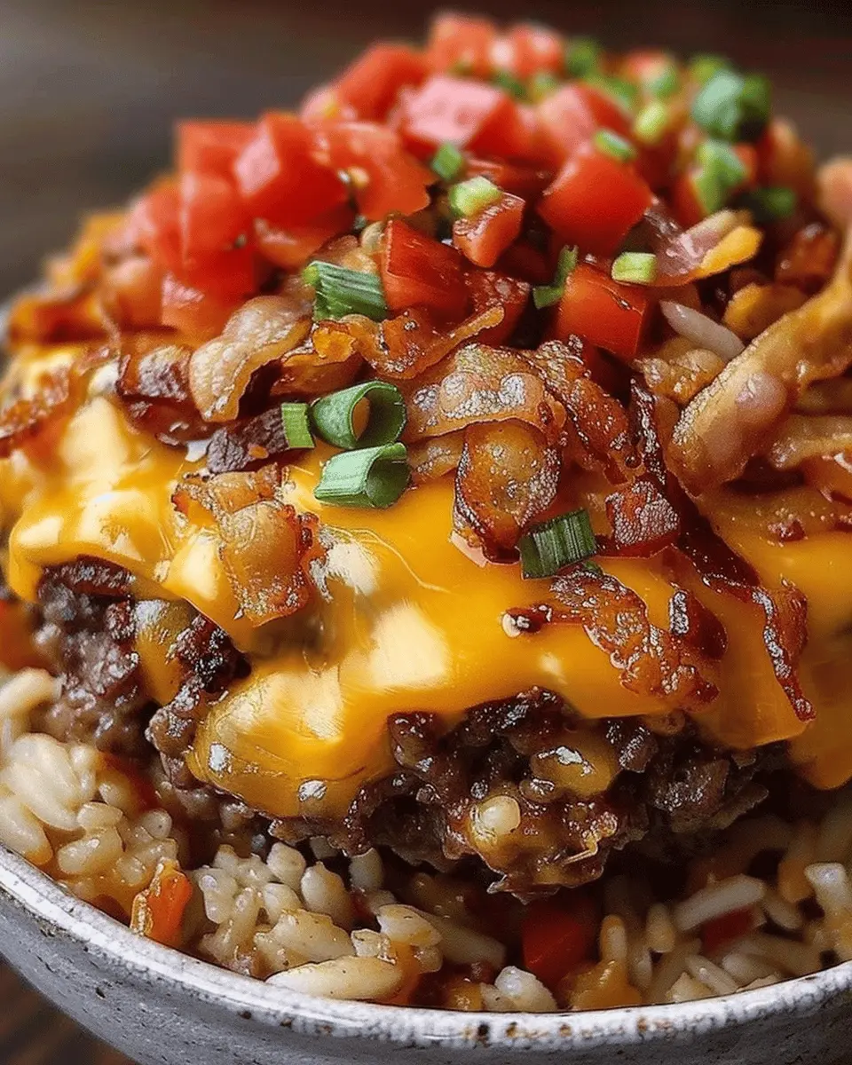 Bacon Cheeseburger Rice
