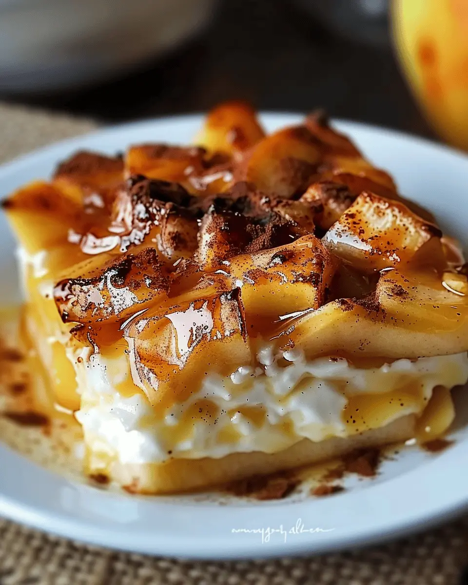 Baked Apple Cinnamon Cottage Cheese