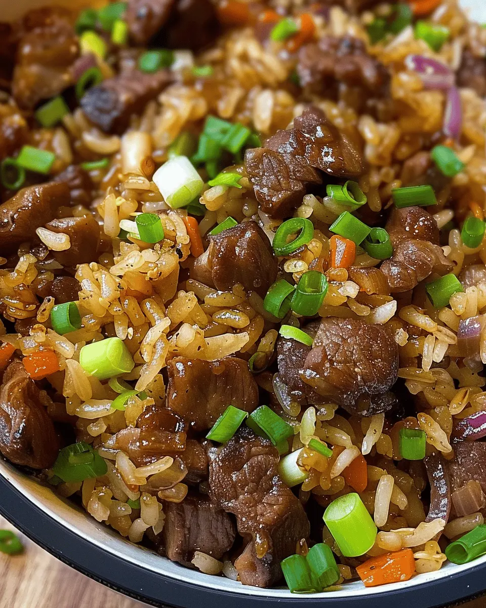 Beef Chao Fan Recipe (Beef Fried Rice)