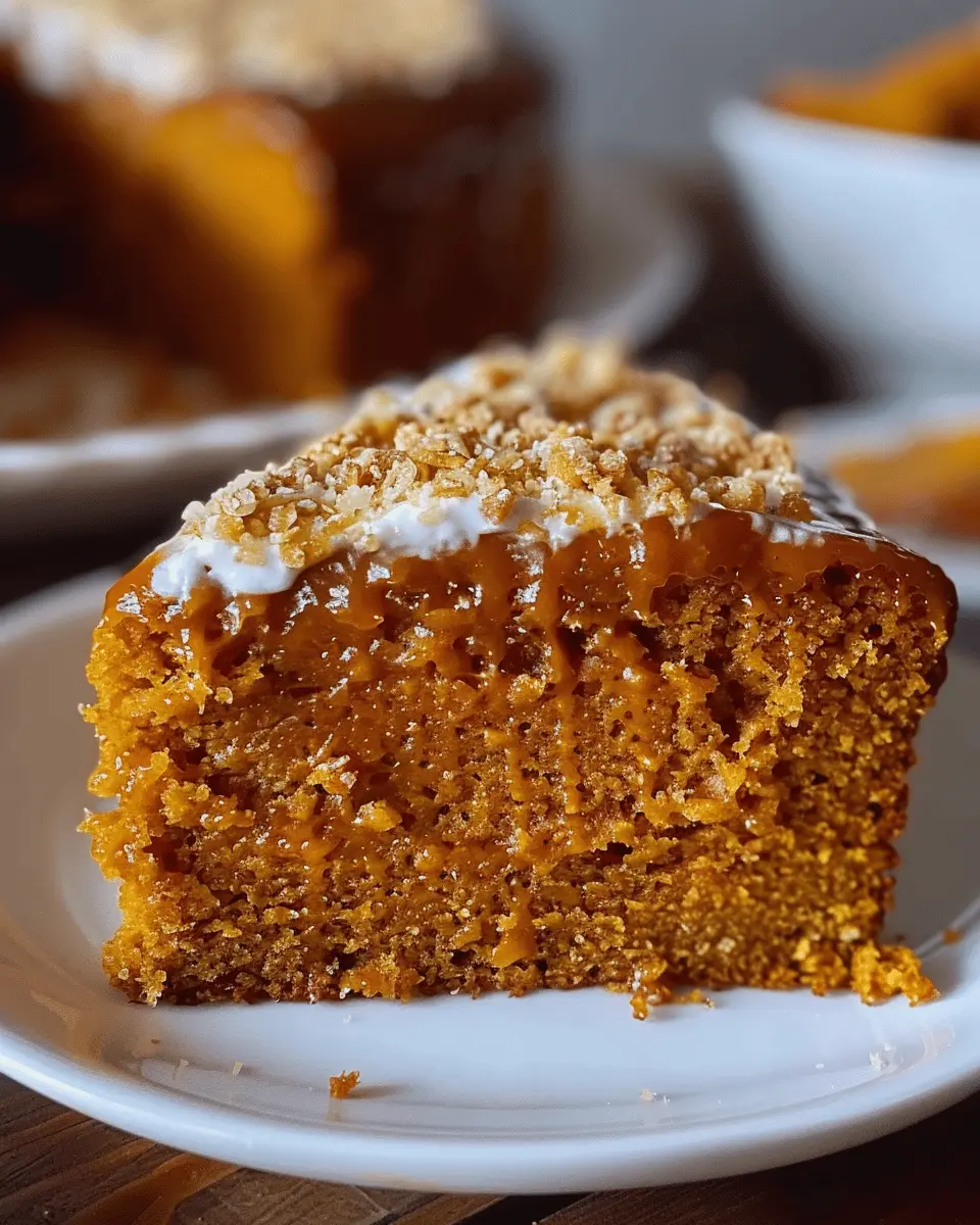 Better Than Fall Pumpkin Cake