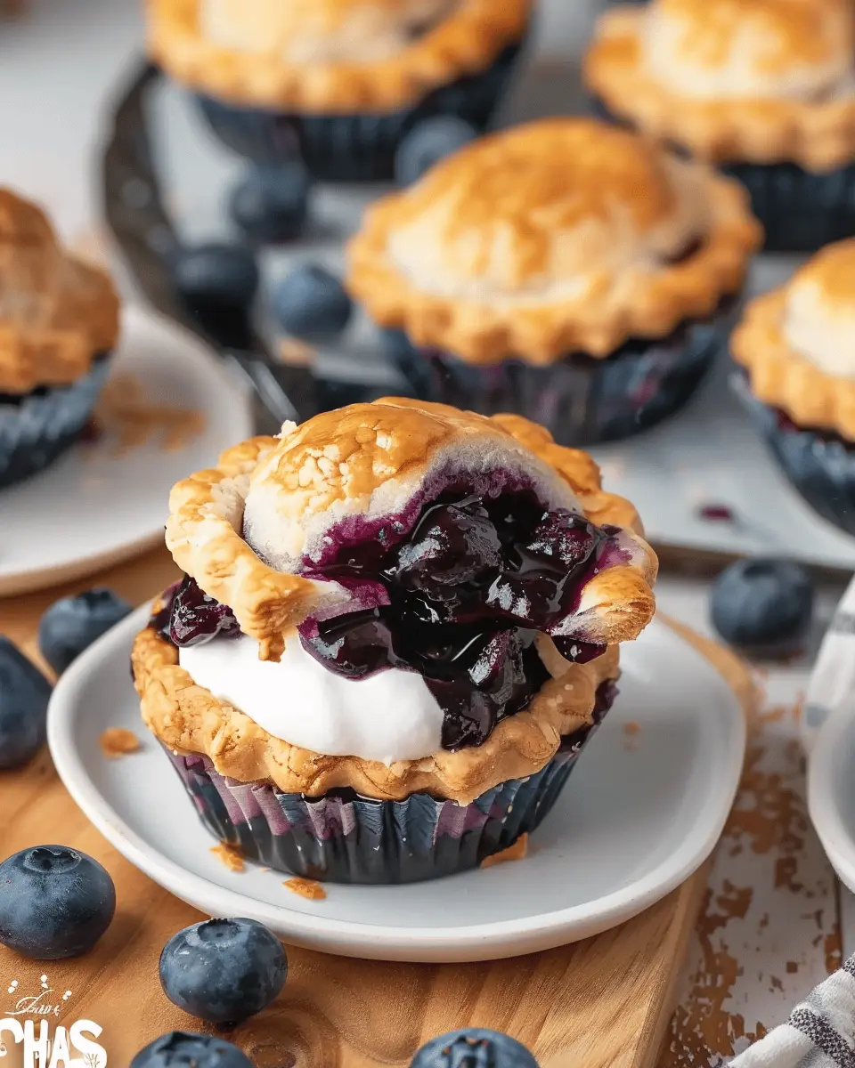 Blueberry Pie Bombs