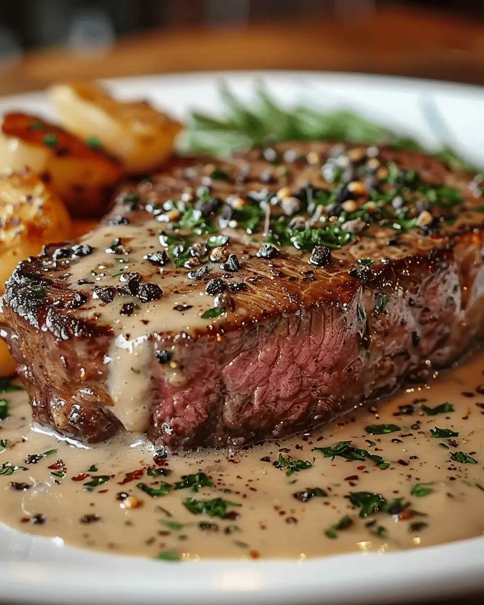 Bourbon Steak with Haunted Garlic Cream