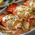 Broiled Lobster Creamy Garlic Butter