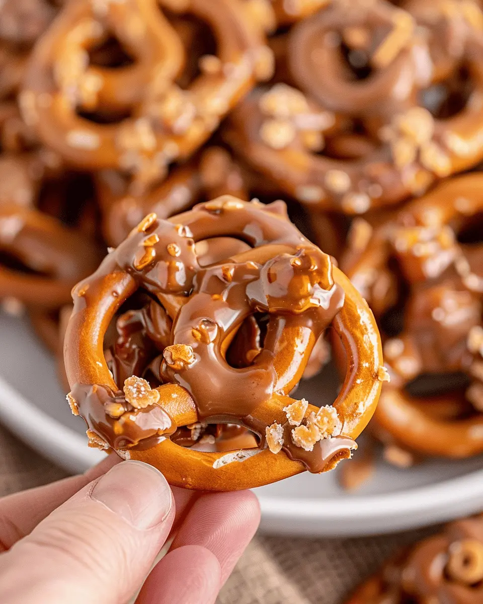 Butter Toffee Pretzels