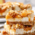 Caramel Apple Cheesecake Bars