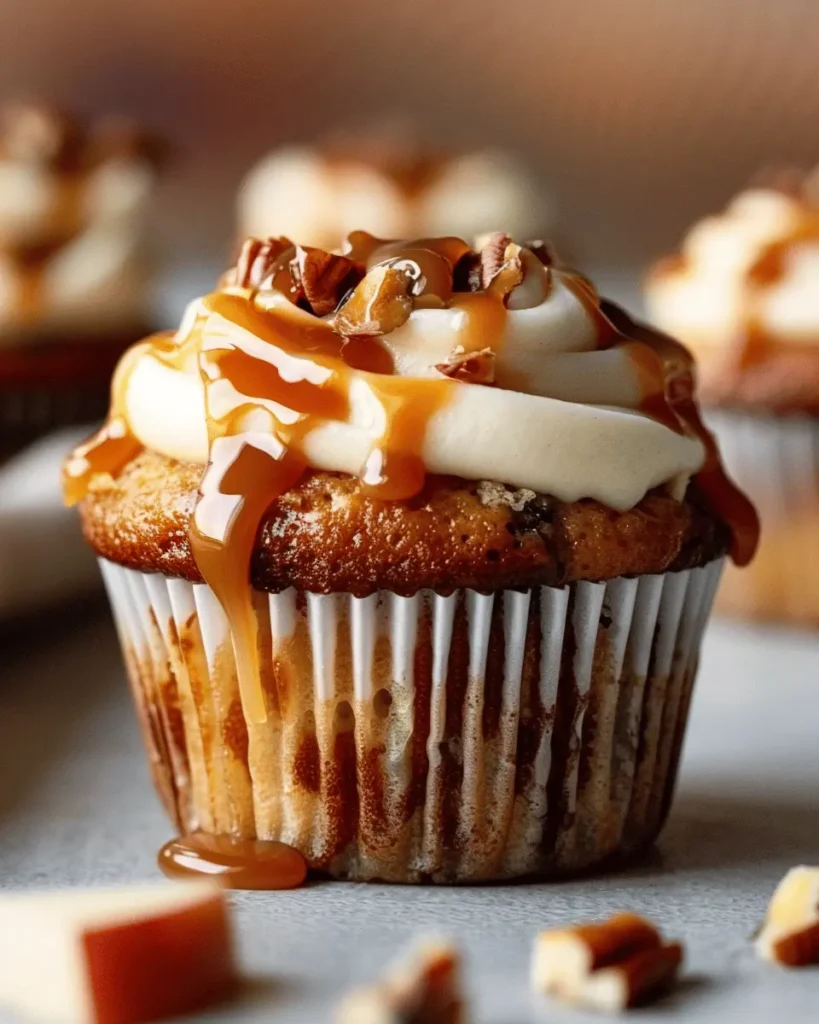 Caramel Apple Cupcakes