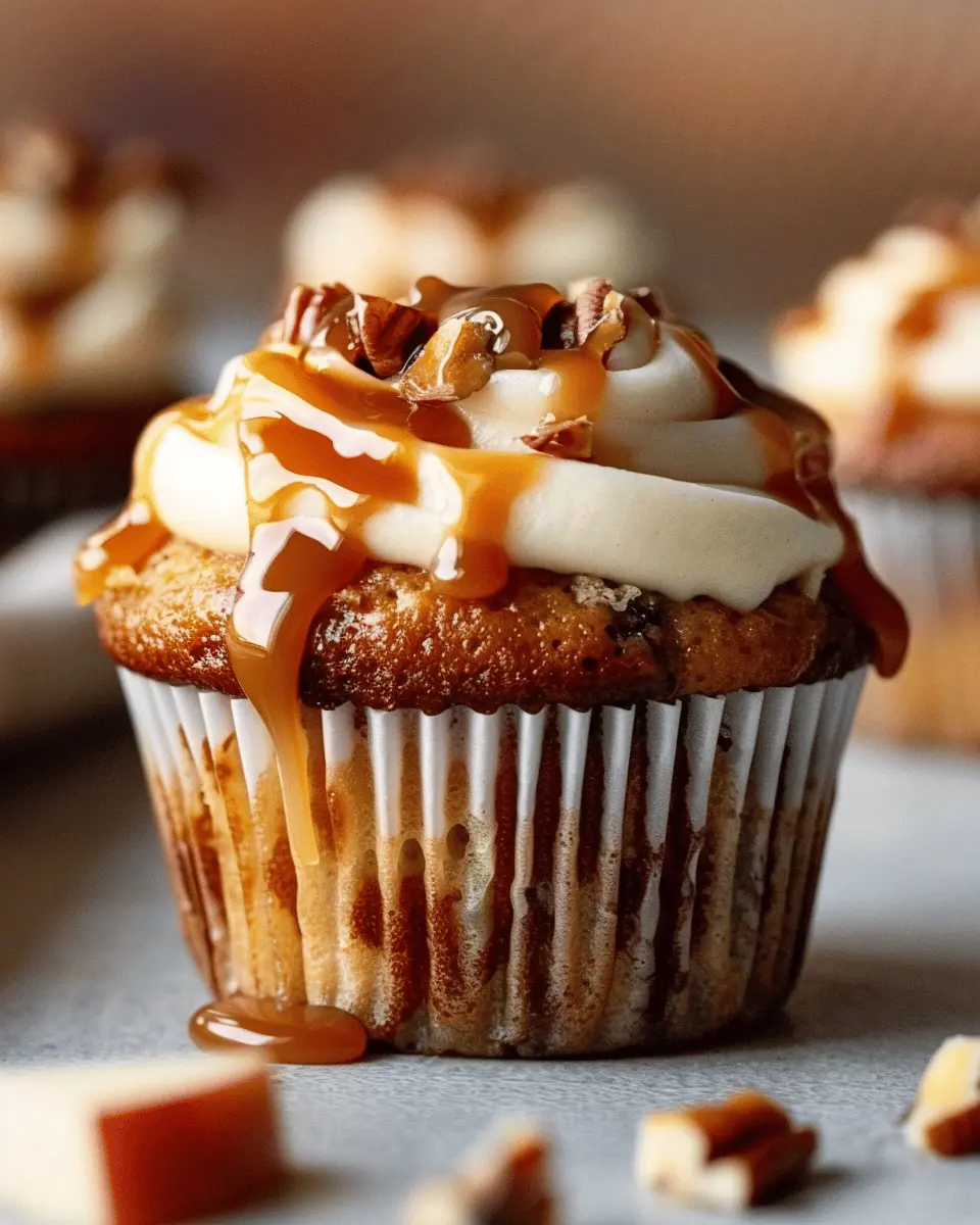 Caramel Apple Cupcakes