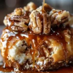 Caramel Butter Pecan Praline Poke