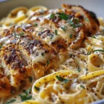 Cheesy Cajun Alfredo Pasta Chicken