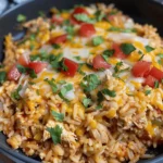 Cheesy Chicken Taco Rice