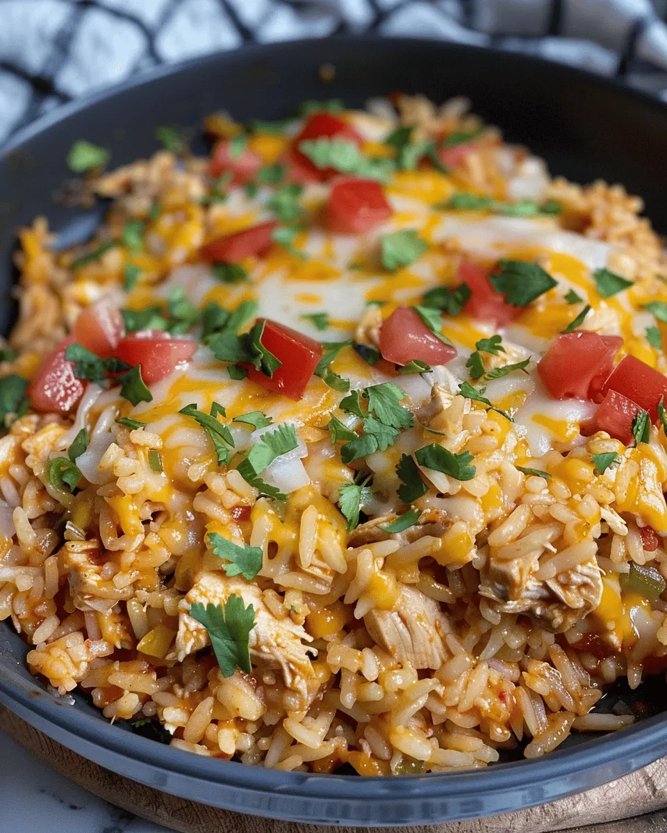 Cheesy Chicken Taco Rice