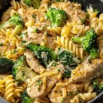 Cheesy Garlic Chicken and Broccoli Pasta Recipe