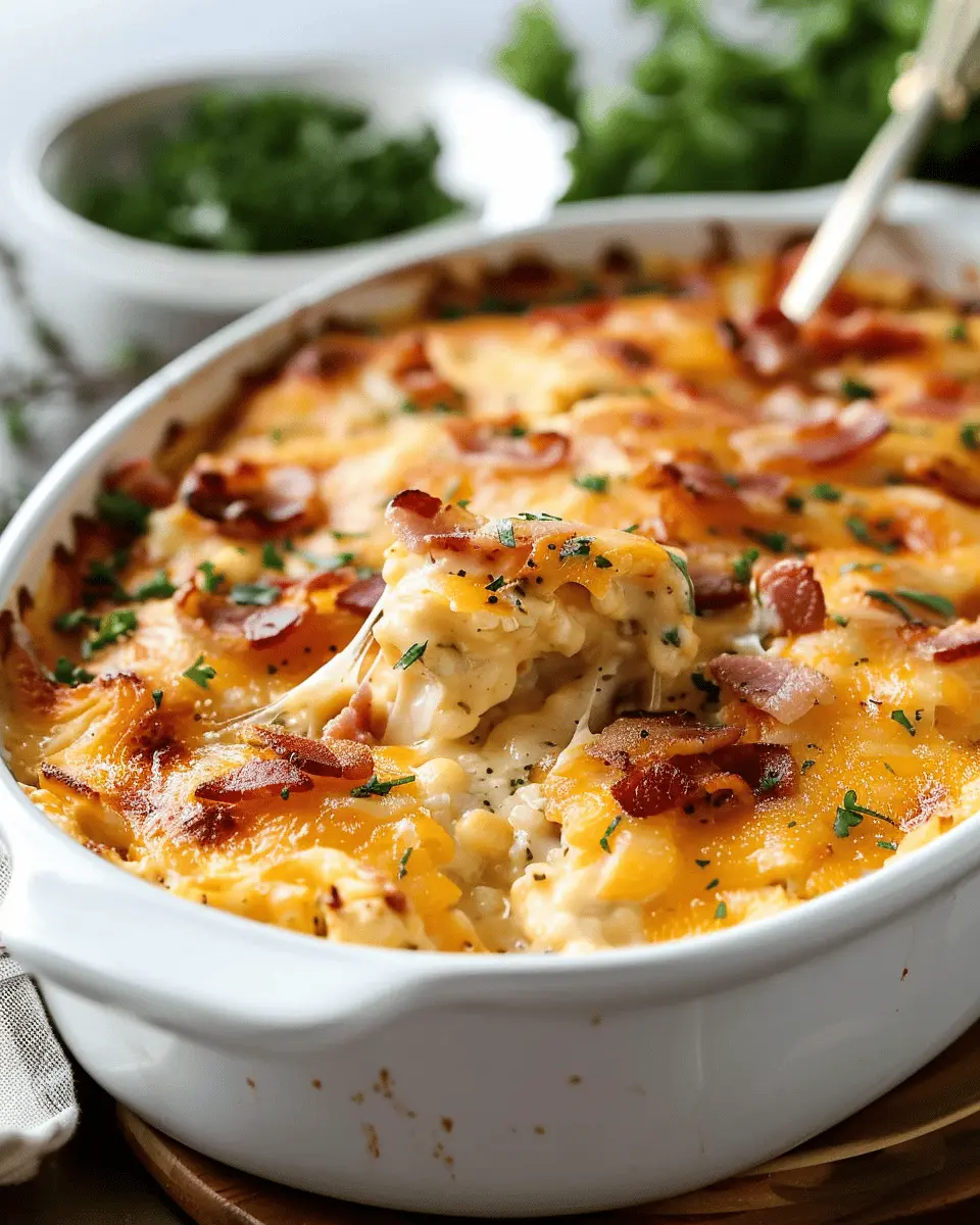 Chicken Bacon Ranch Casserole Recipe