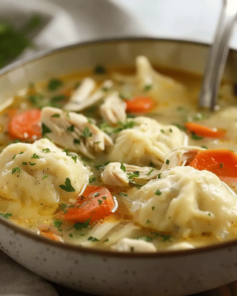 Chicken and Dumplings Soup
