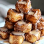 Cinnamon Roll French Toast Bites