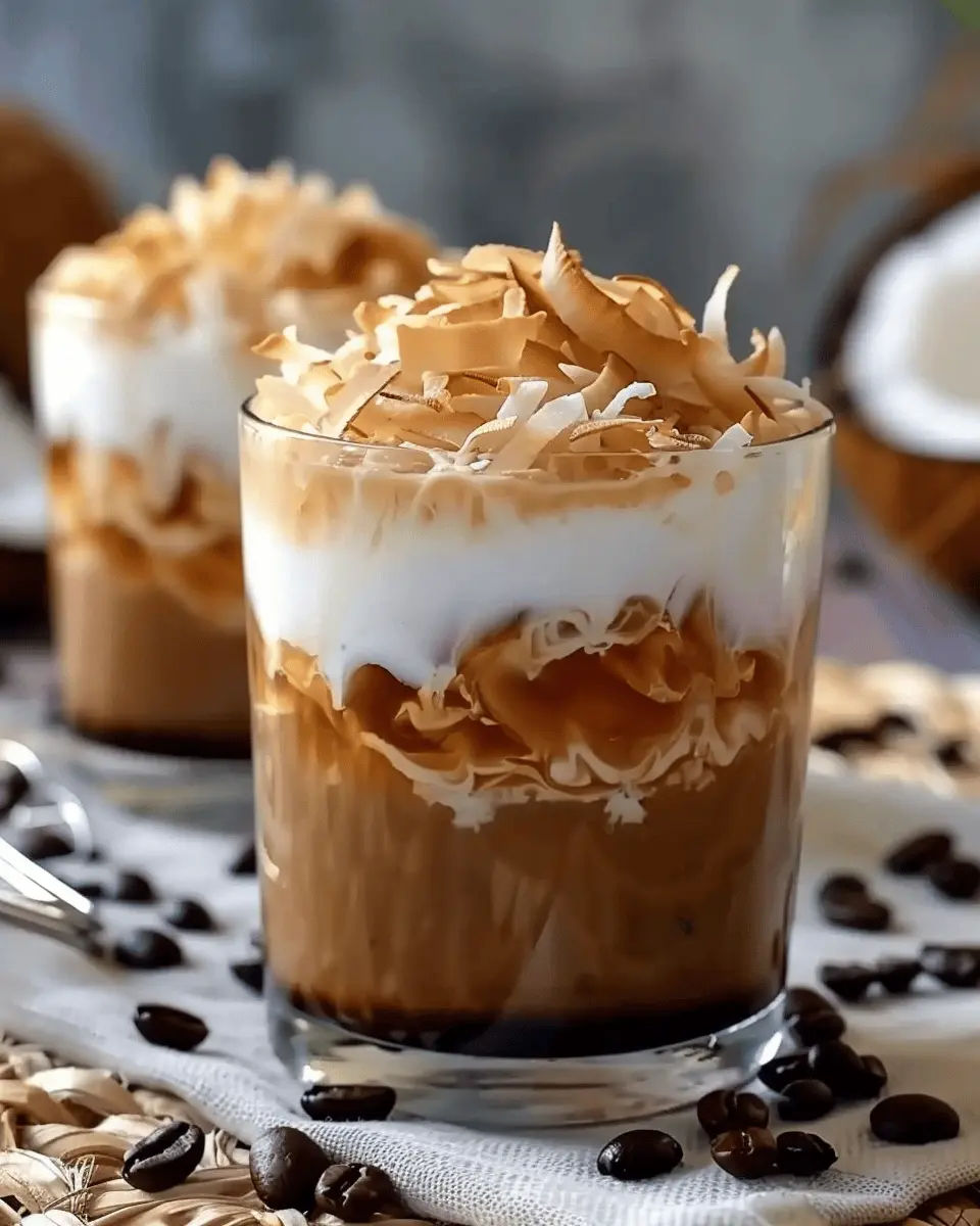 Coffee & Coconut Rum Cooler