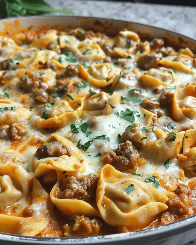 Creamy Italian Sausage Tortellini