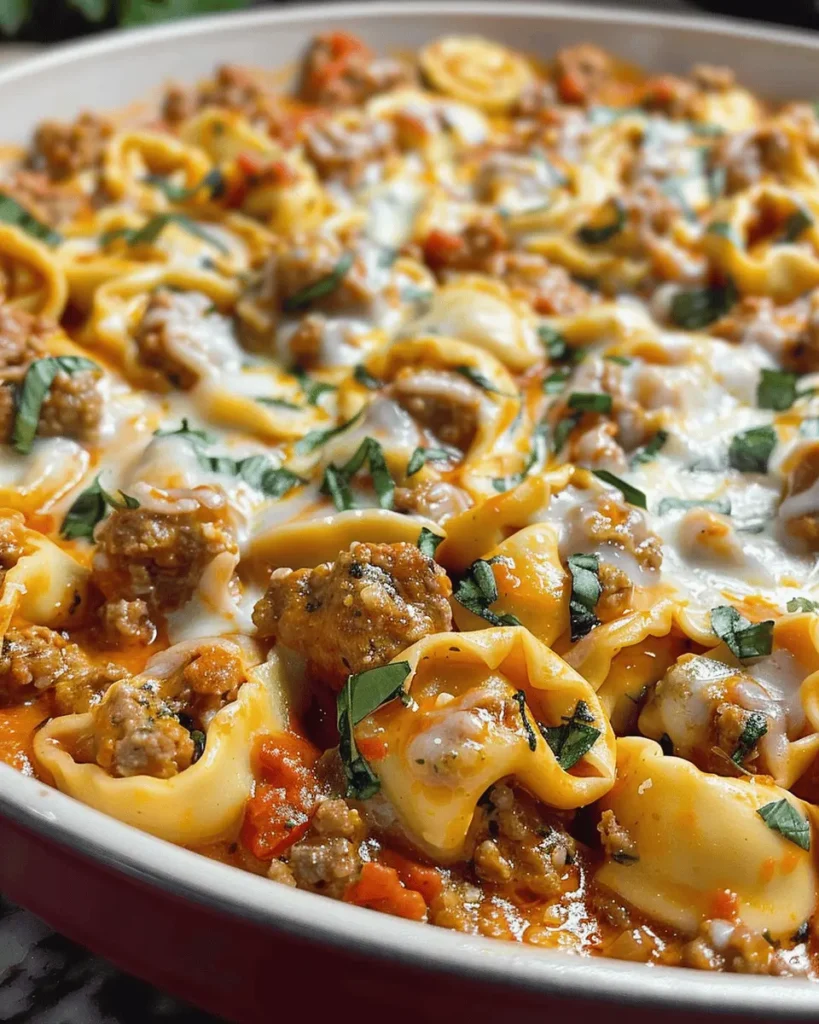 Creamy Italian Sausage Tortellini