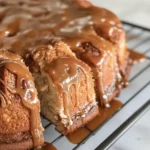 Easy Apple Cake With Caramel Glaze