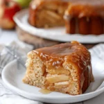 Easy Apple Cake With Caramel Glaze