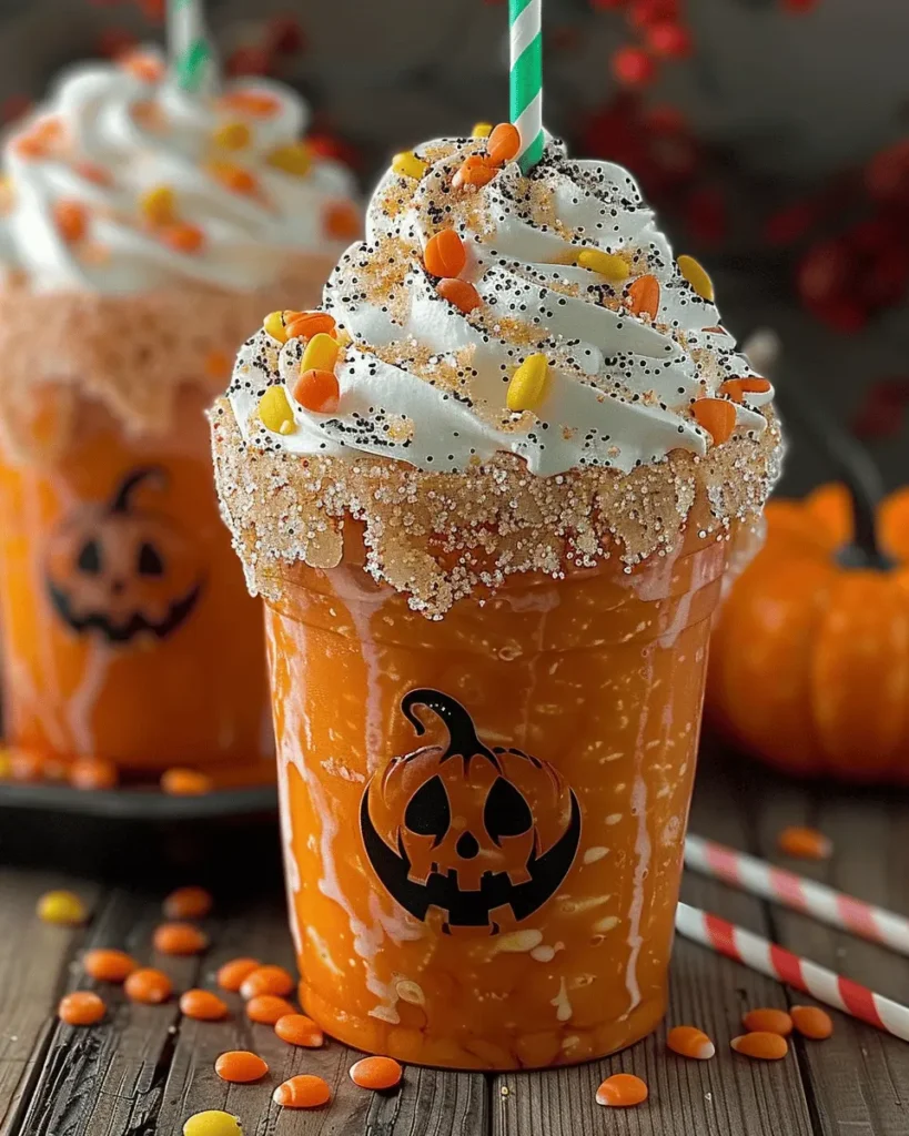 Easy Funny Pumpkin Floats