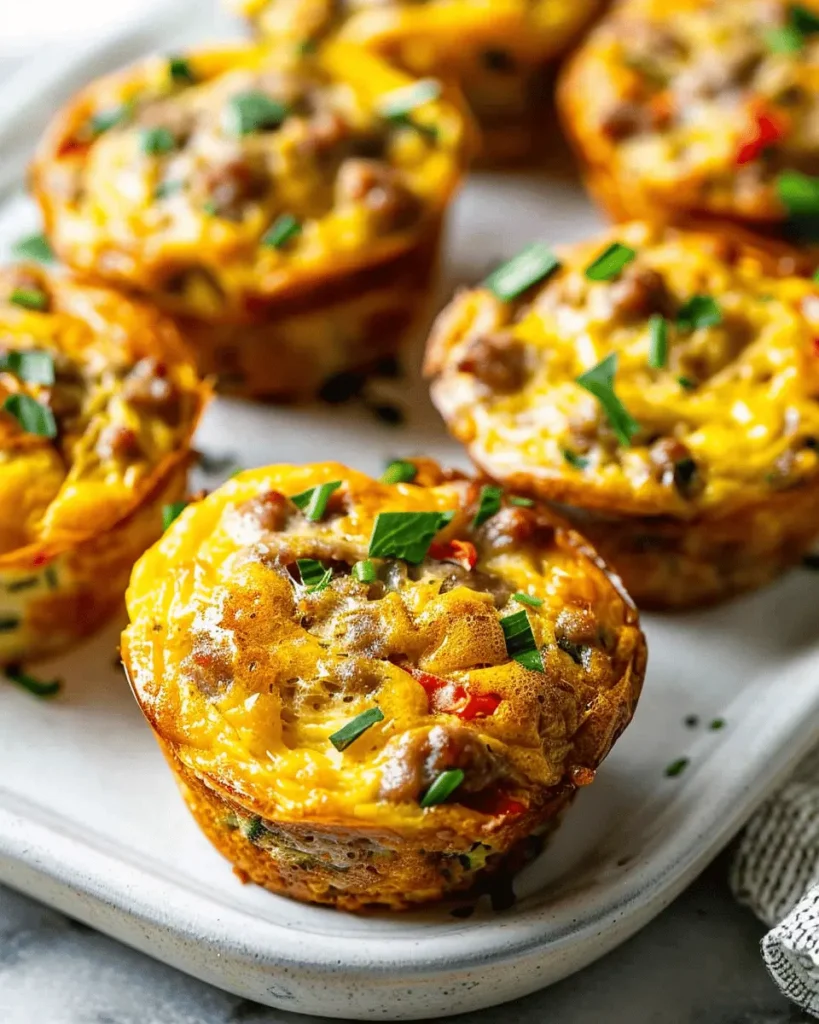 Easy Sausage Breakfast Muffins Recipe