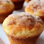Fluffy Cinnamon Sugar Donut Muffins