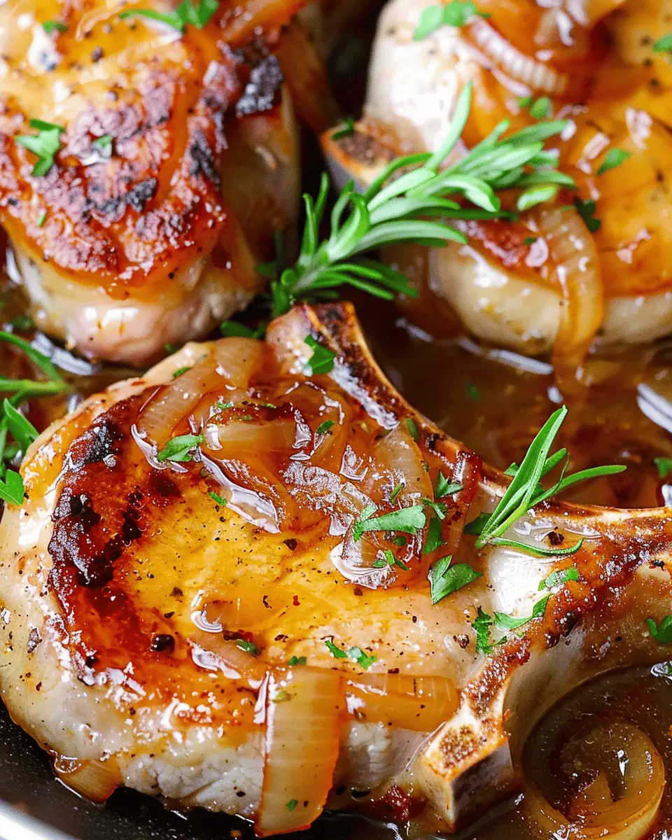 French Onion Pork Chops
