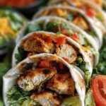 Garlic Parmesan Ranch Chicken Wraps