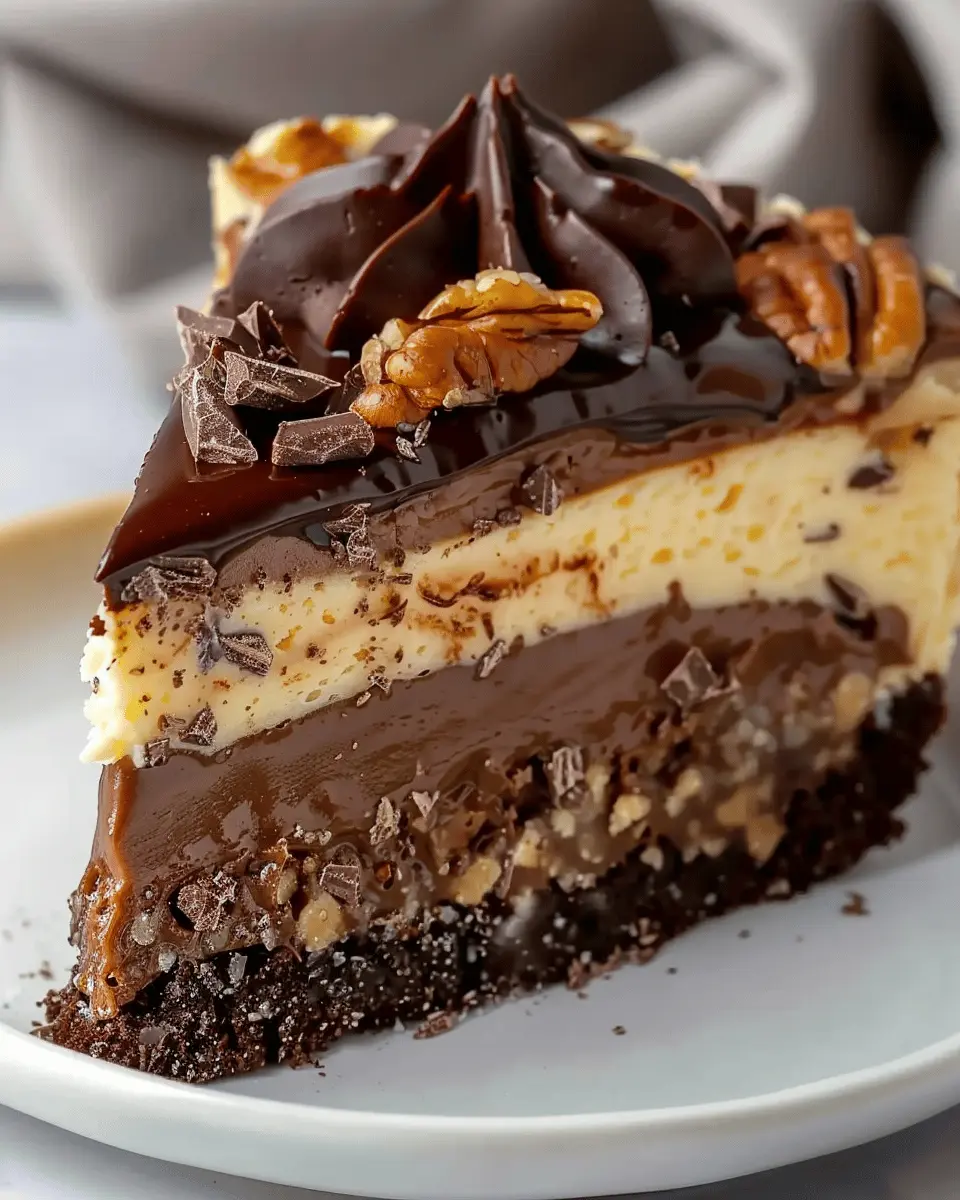 German Chocolate Cheesecake Recipe