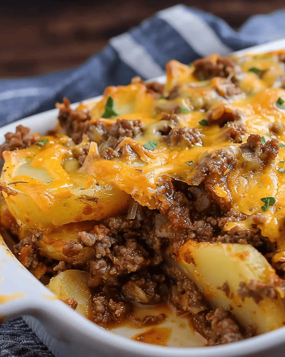 Ground Beef Potato Casserole