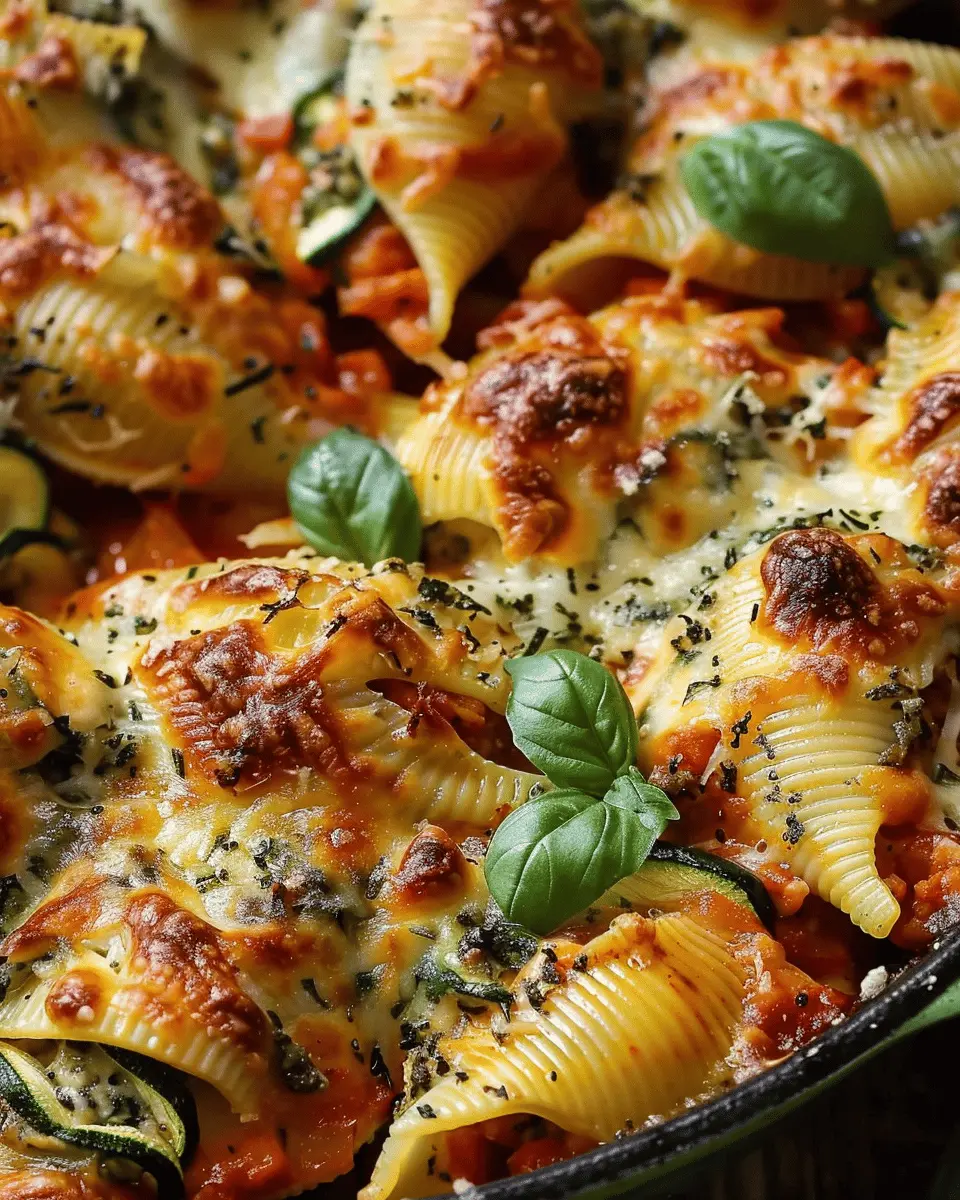 Herb & Zucchini Stuffed Jumbo Shells