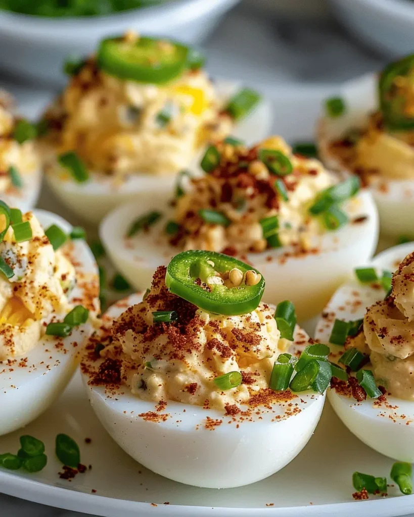 Jalapeño Popper Deviled Eggs
