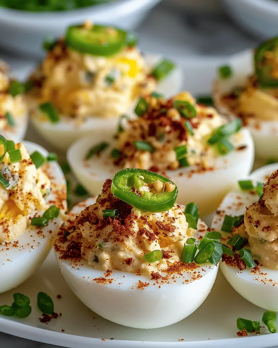 Jalapeño Popper Deviled Eggs