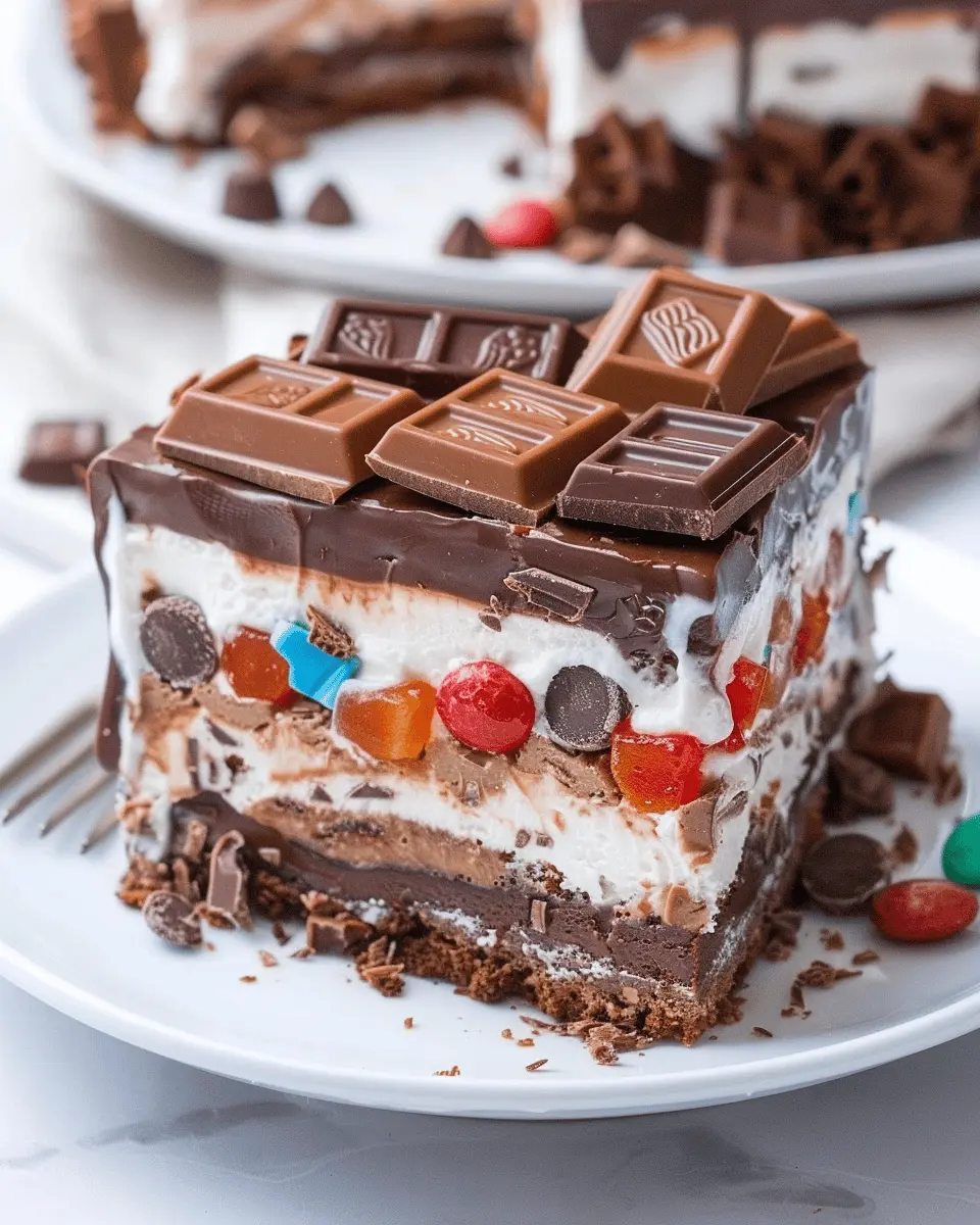 Kit Kat Ice Cream Cake