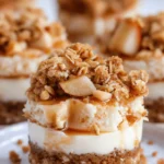 Mini Apple Crisp Cheesecakes