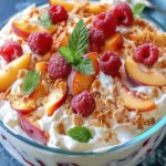 Peach Cheesecake Salad