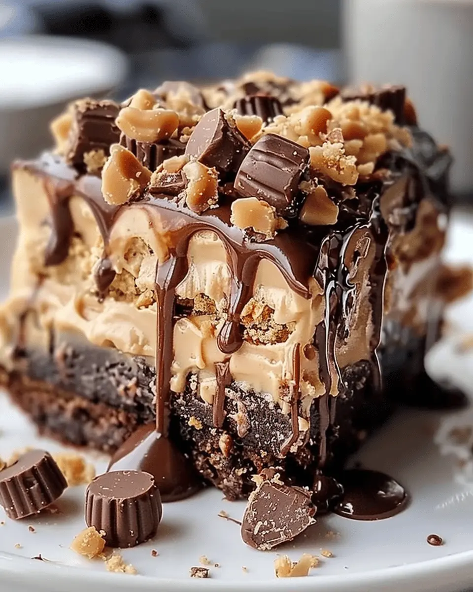 Peanut Butter Cup Dump Cake