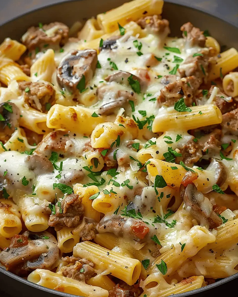 Philly Cheesesteak Pasta Recipe
