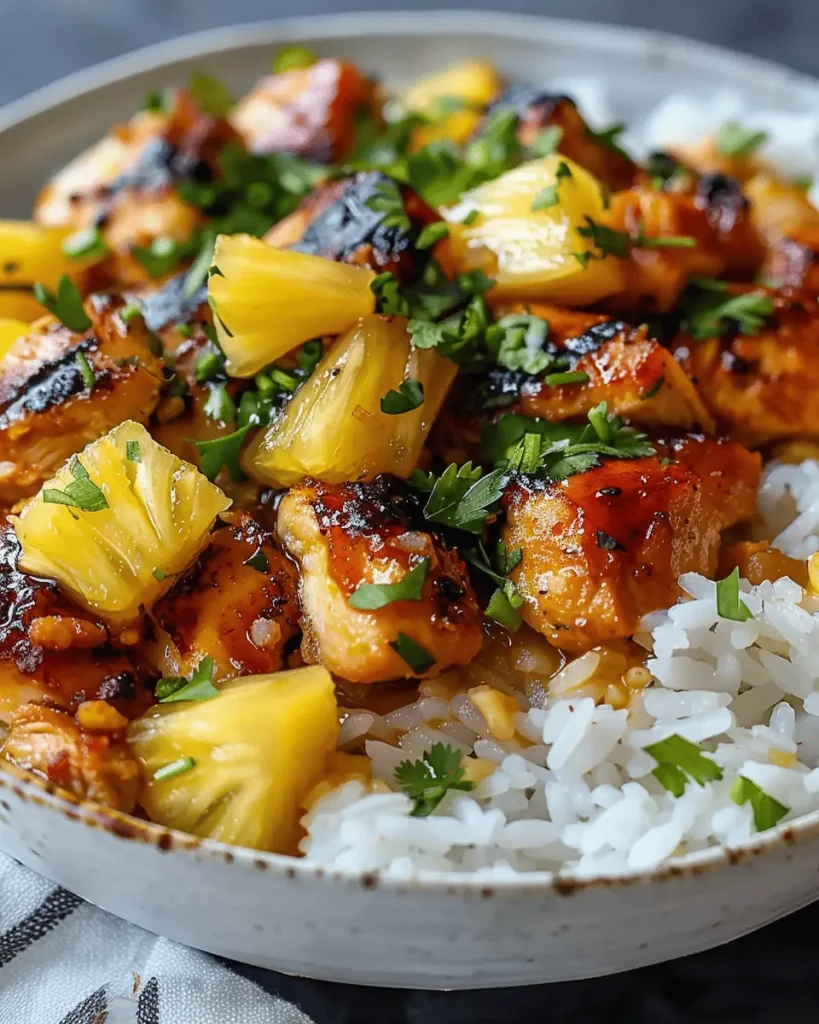 Pineapple Chicken and Rice Recipe