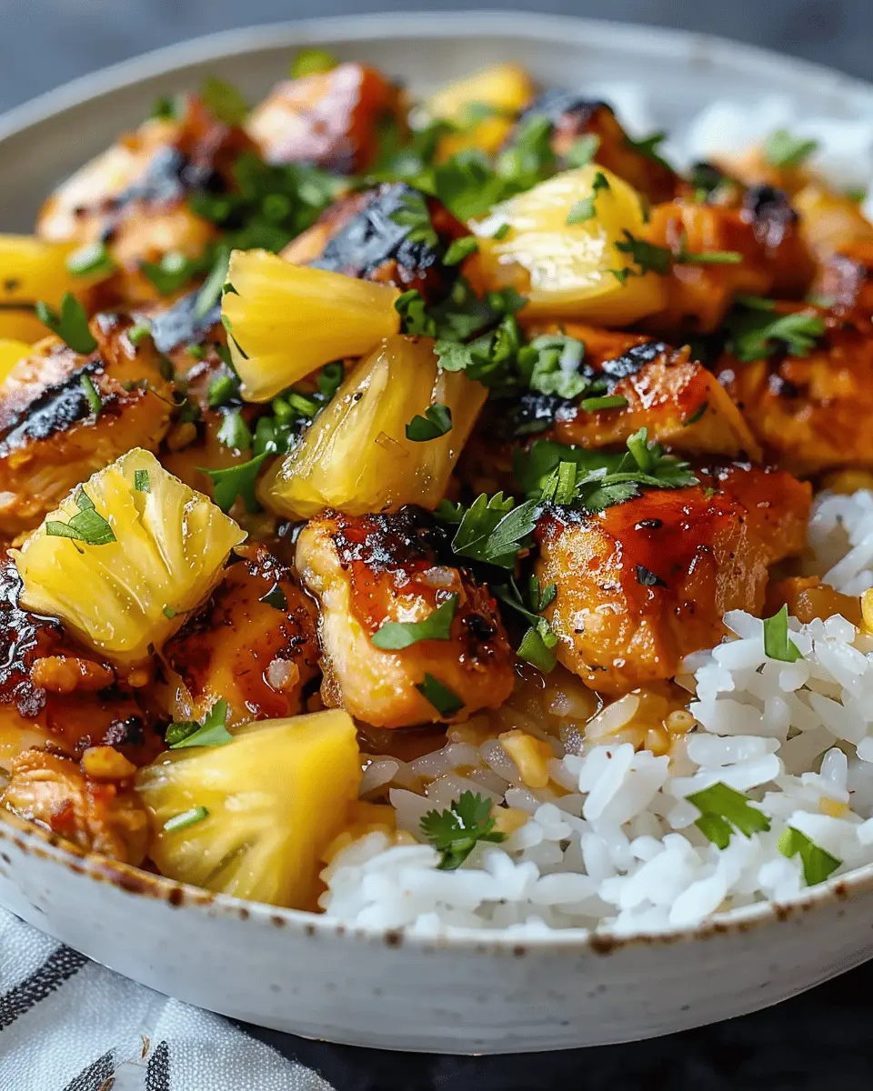 Pineapple Chicken and Rice Recipe