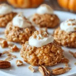 Pumpkin Spice No Bake Cookies