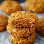 Pumpkin Spice No Bake Cookies