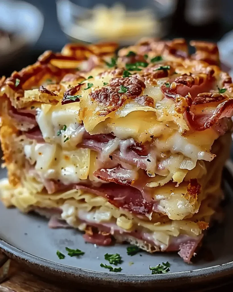 Savory Reuben Bake